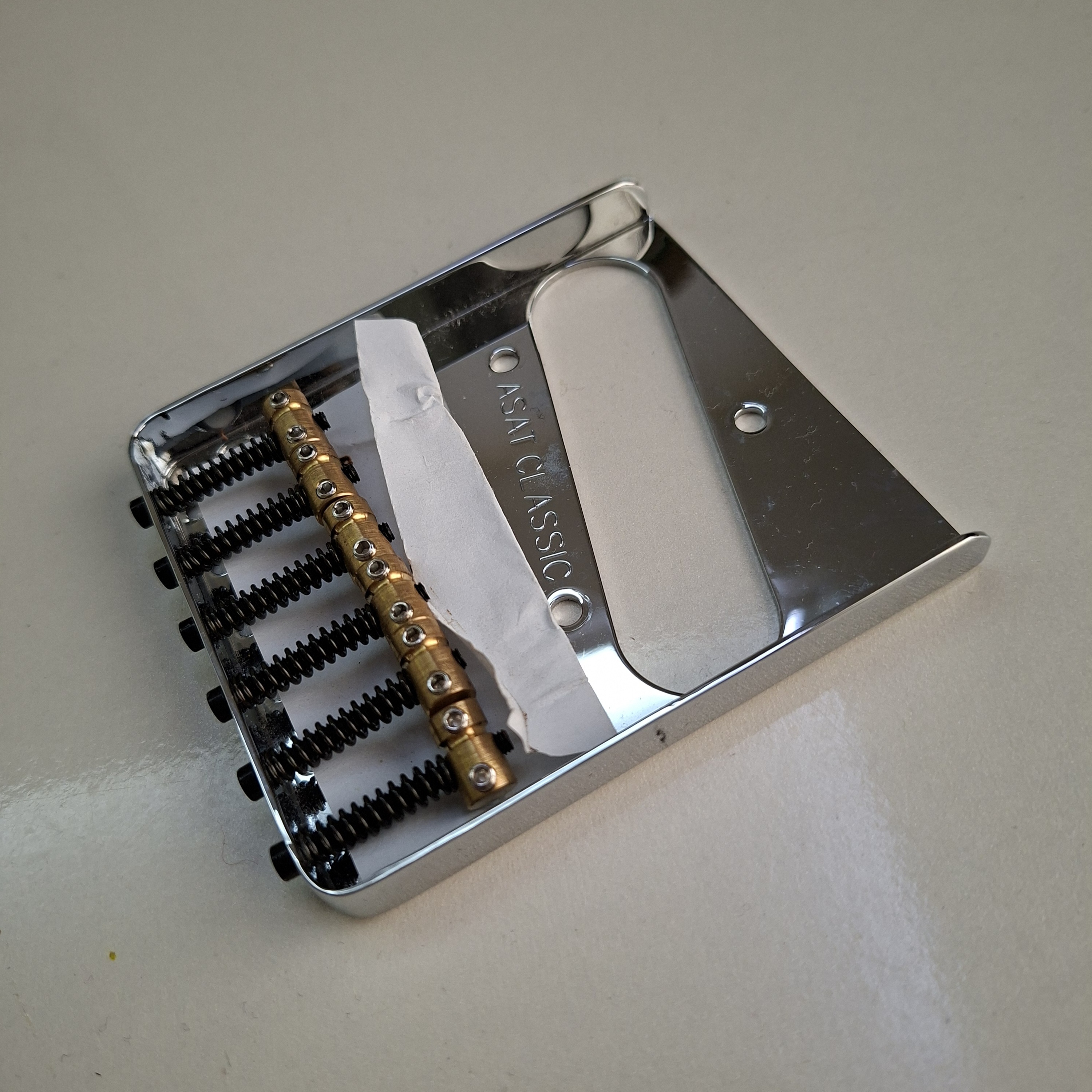 G&L Asat Classic 6 Saddles Guitar Bridge - Image 2