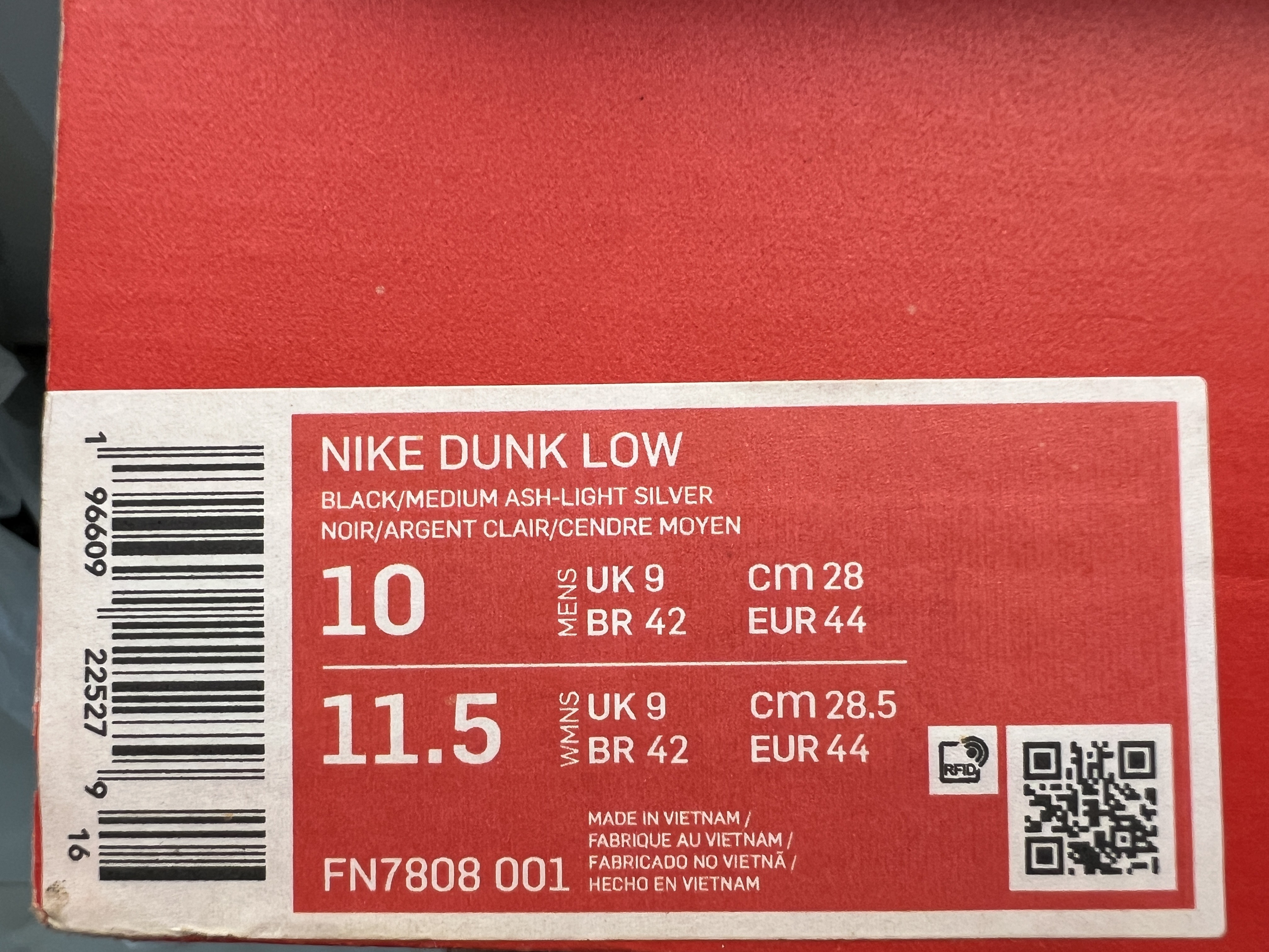 Nike Dunk Low Black Total Orange - Image 3