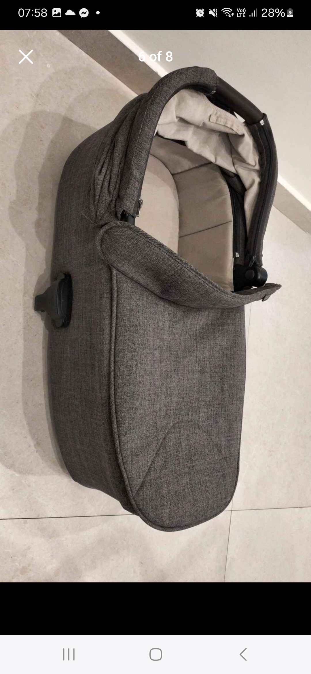 Baby cot,new condition / bassinet/ carrier - Image 5