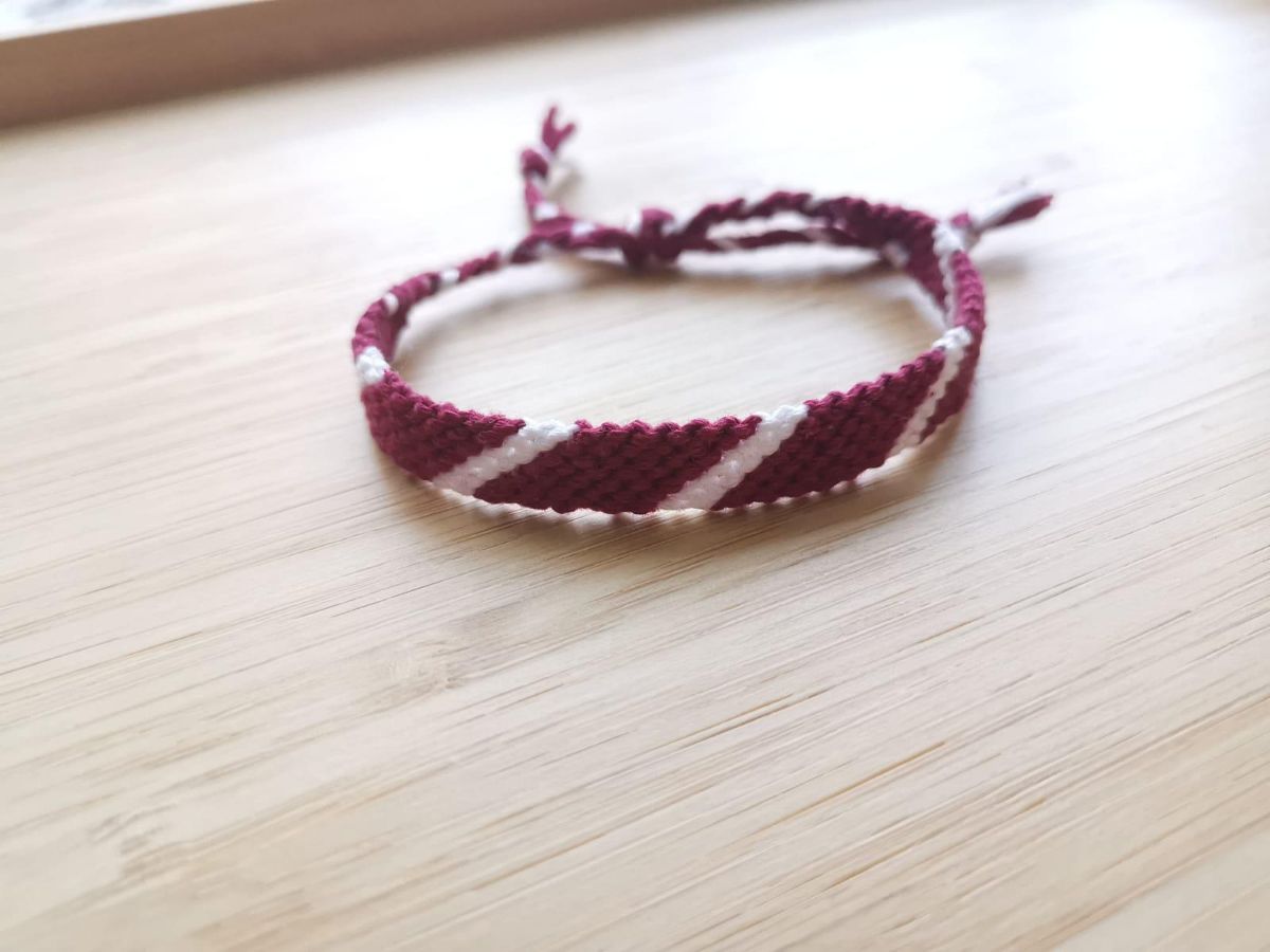 Qatar National Day Wristband Handmade - Image 7