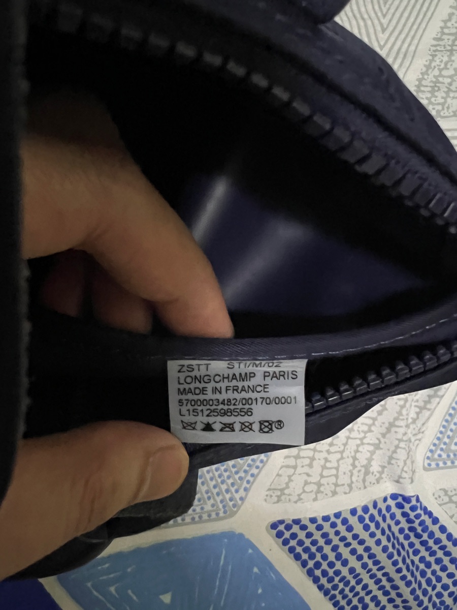Original Long Champ Le Pliage Neo Small  Navy Blue Handbag - Image 3