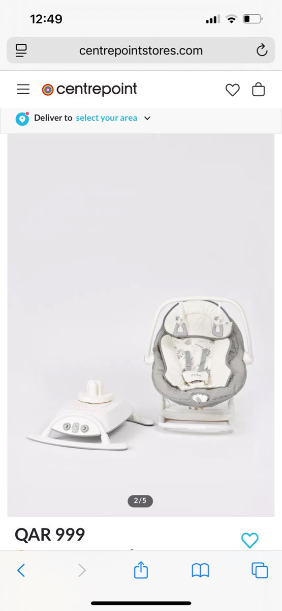 Baby Rocker Joie Sansa 2-in-1 Swing - Image 2