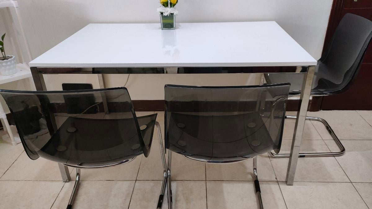 Dining table+3 chairs - Image 1