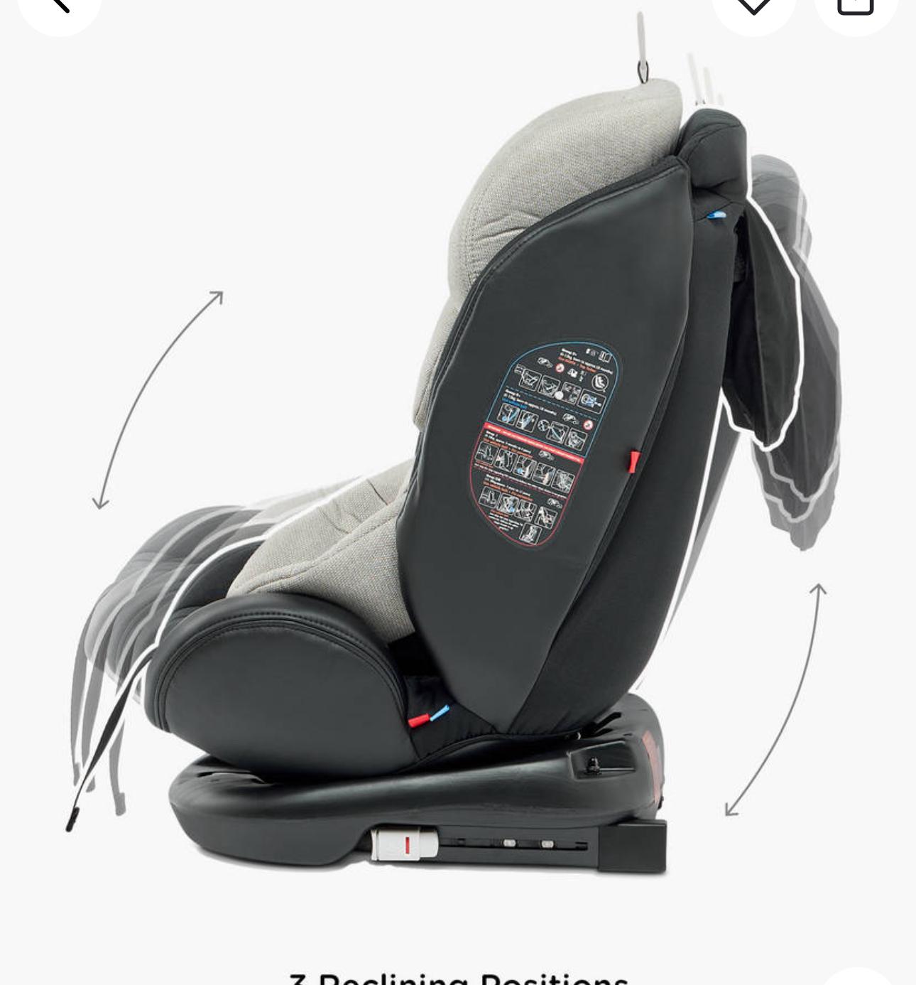 Giggles Major 3-in-1 Convertible Car Seat - Image 4