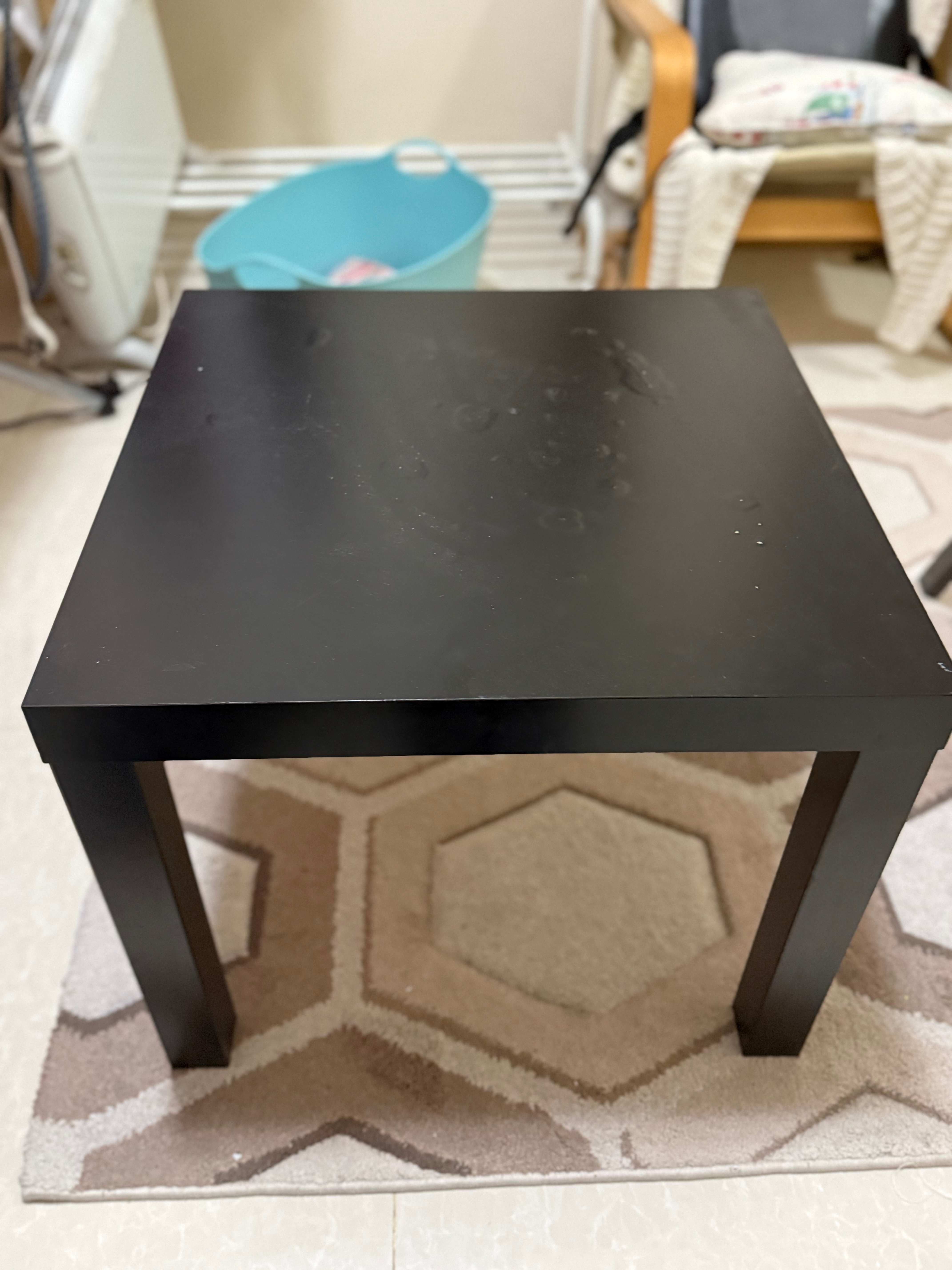 IKEA black LACK table  - Image 4