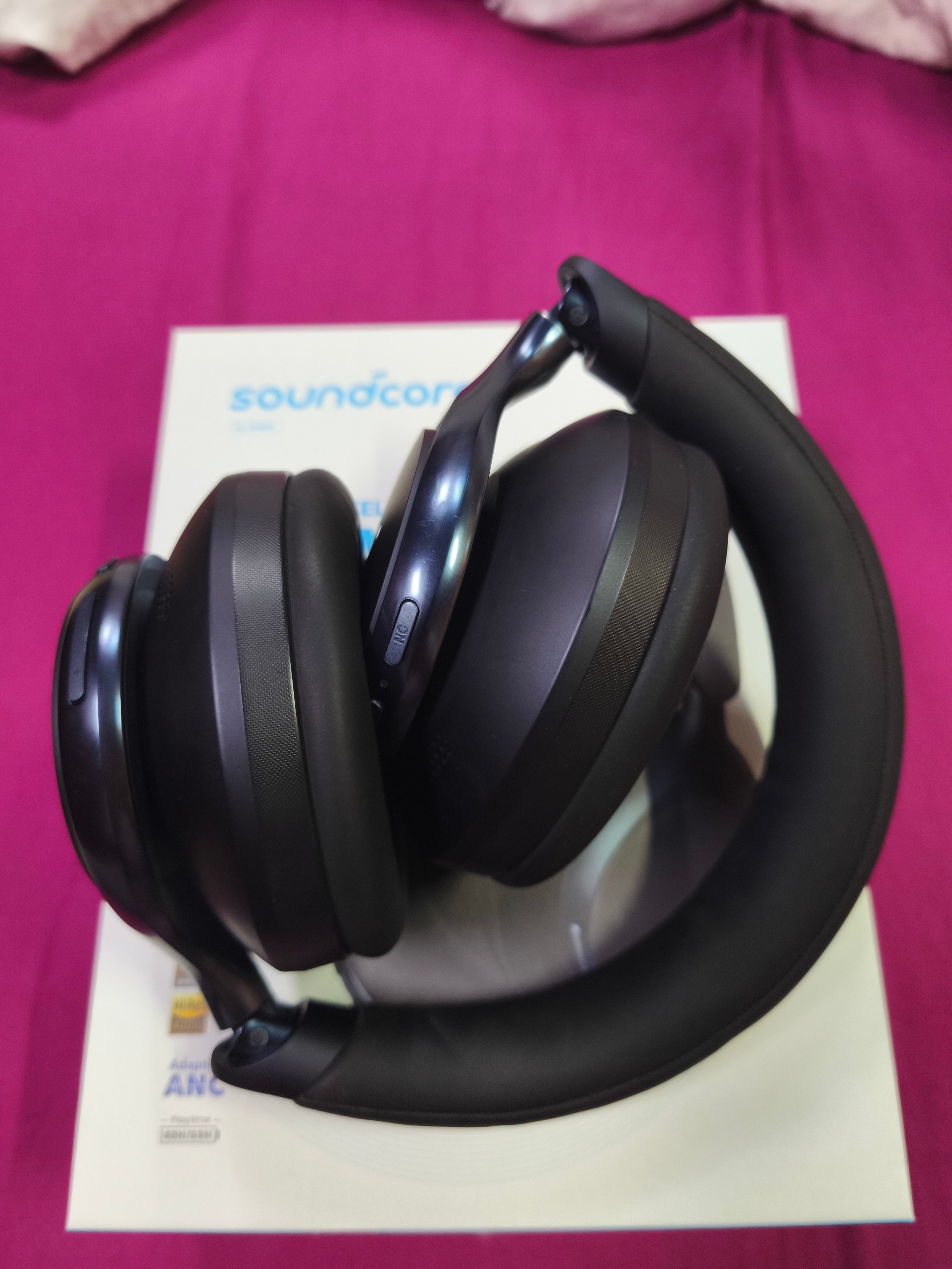 Anker Soundcore Space One (Black) – Premium ANC Headphones - Image 1
