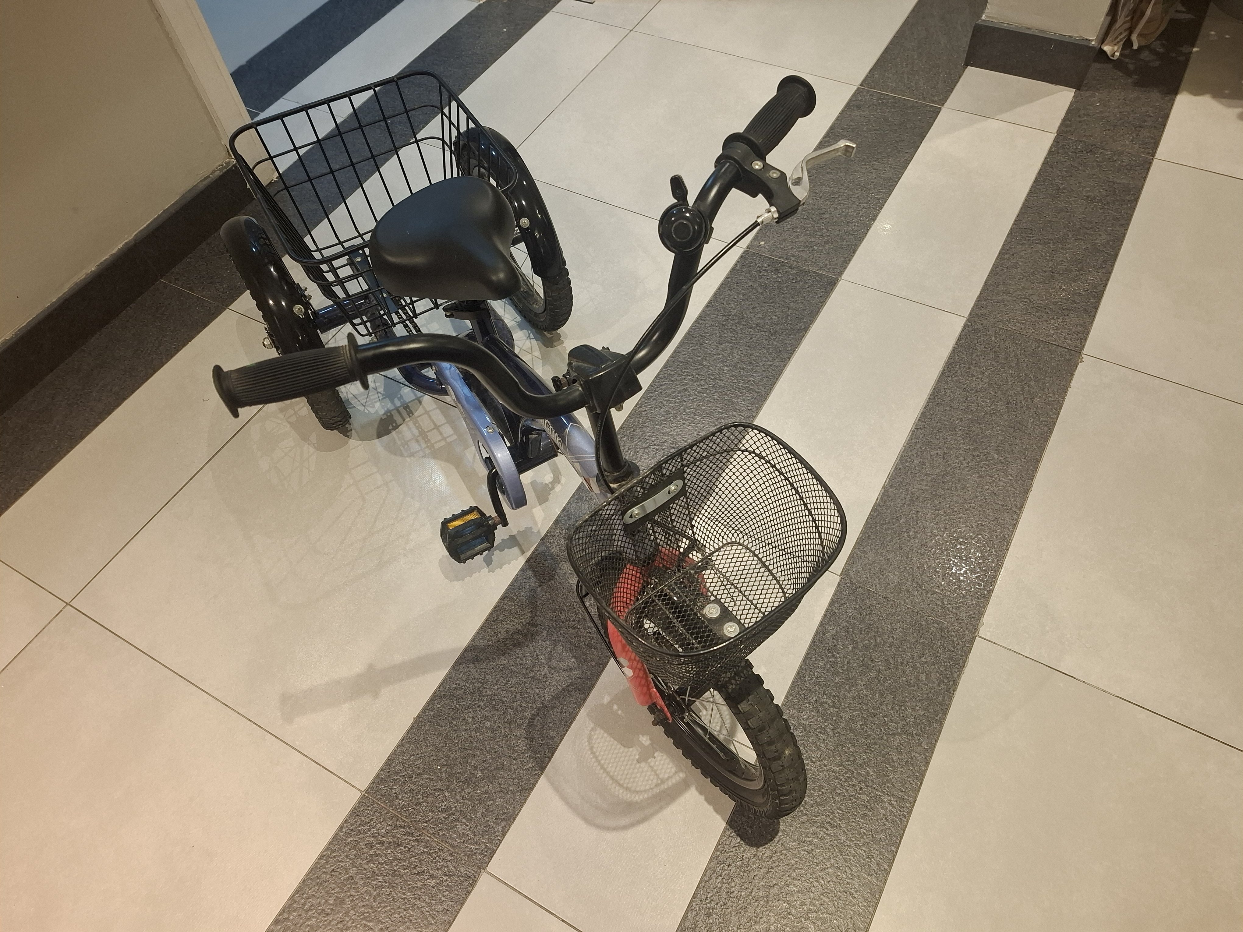 Tricycle bike with basket - Image 2