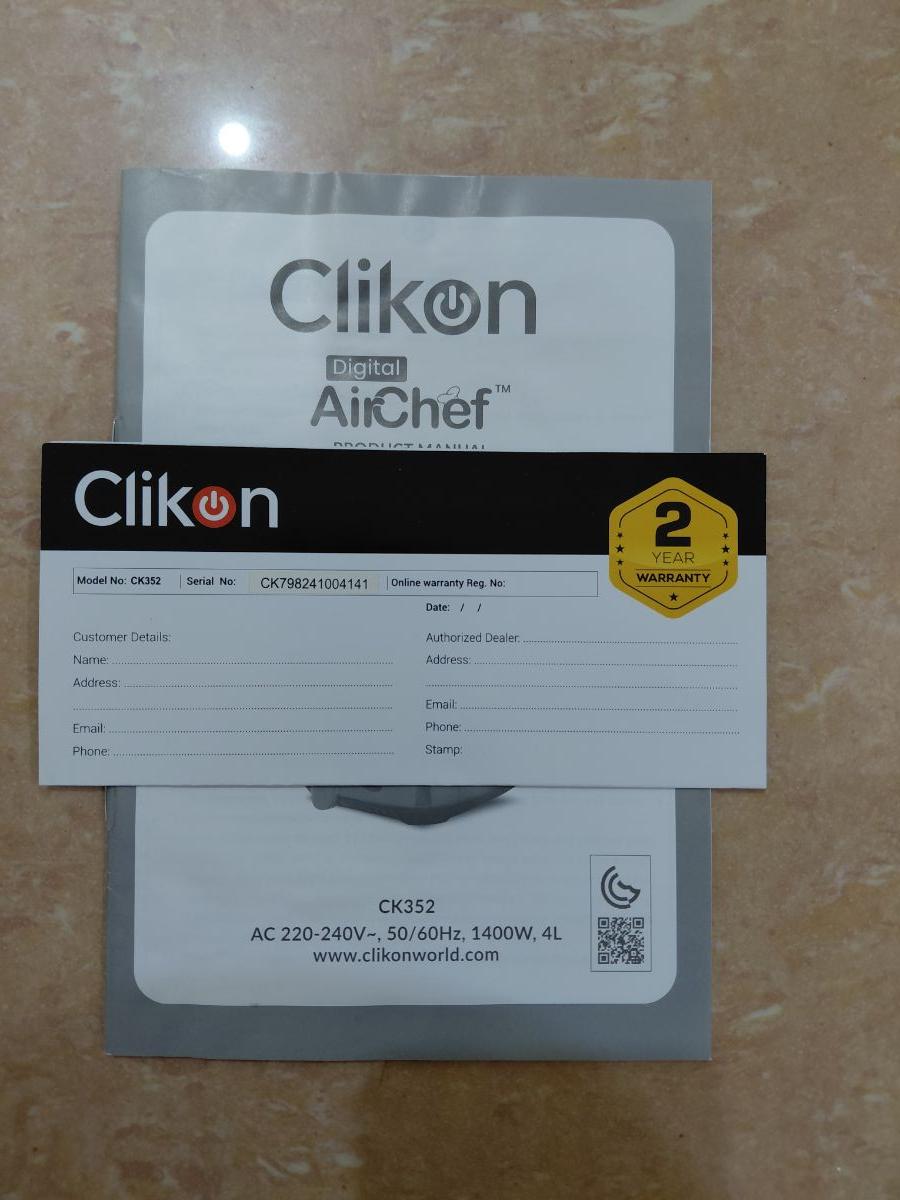 CLICKON Air Fryer - Image 2