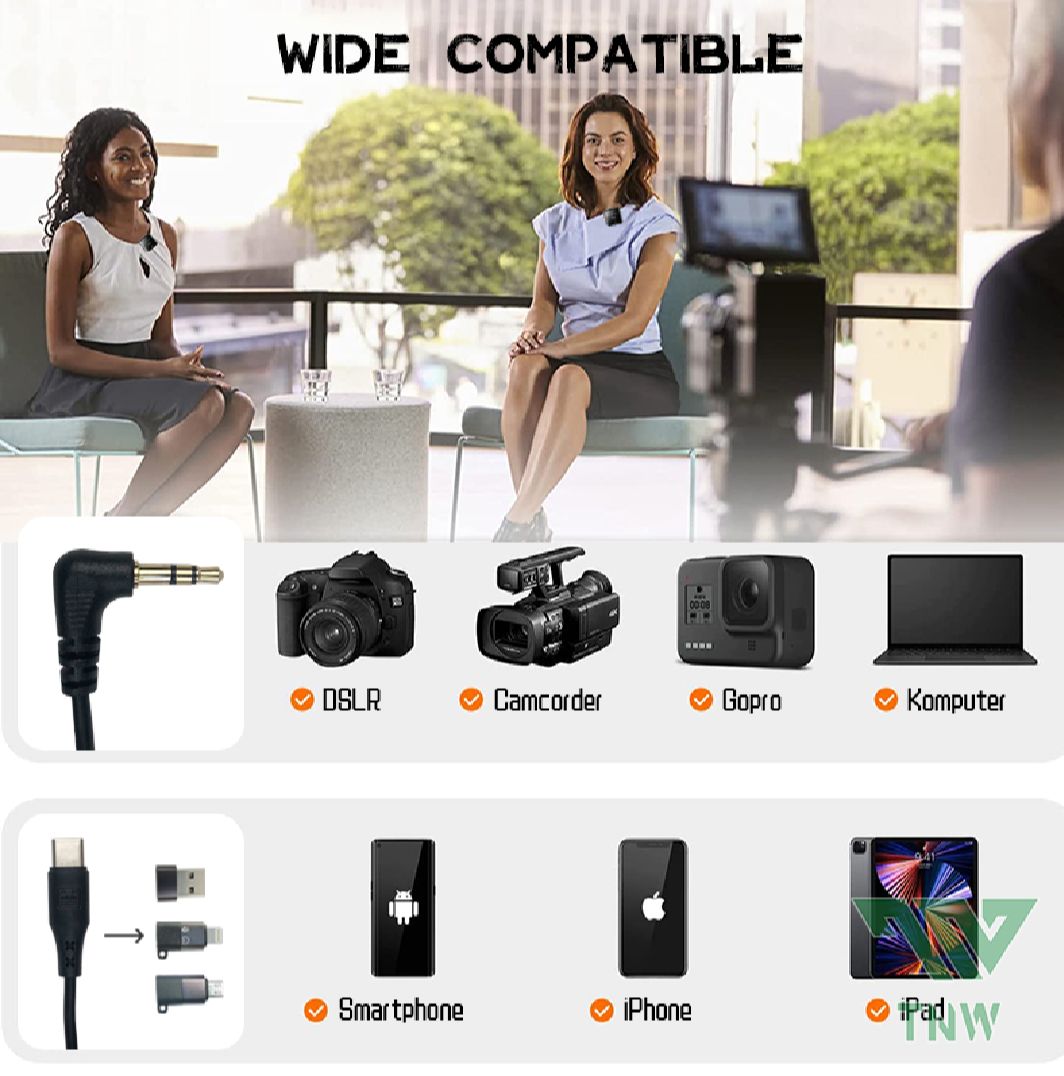 Wireless microphone for vlogging video recording - Image 6