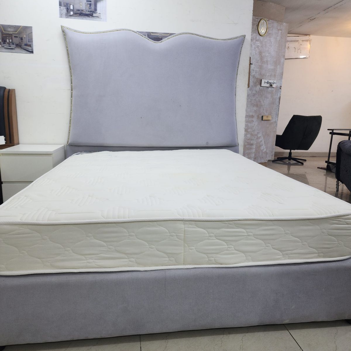 For Sale Homechanter Queen Size Bed Mertss 150/200 C.M Very Good Condition If You Need Call Me 72107930 - Image 3