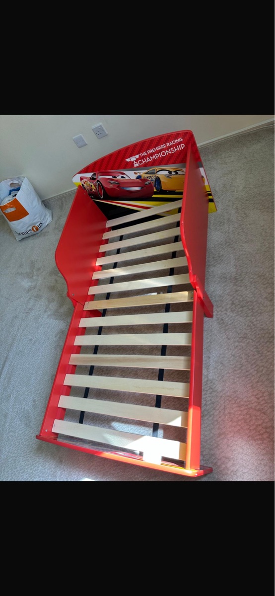 Kids Red Car Bed – Disney Cars Theme – Very Clean” - Image 6