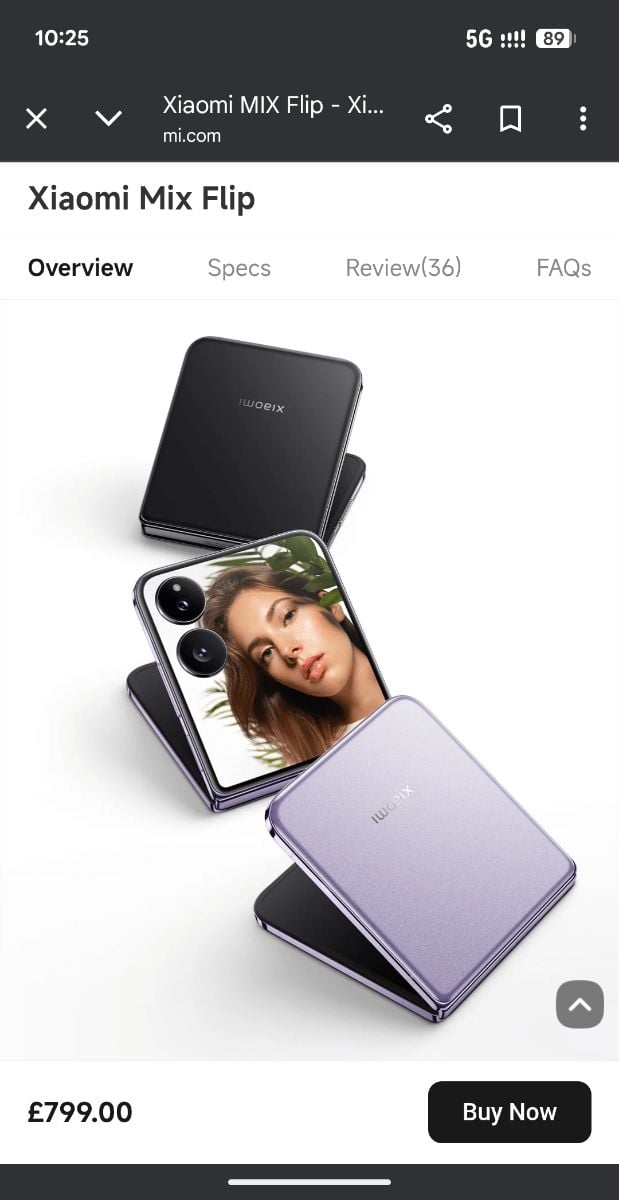 Xiaomi mix flip like new with bill - Image 4