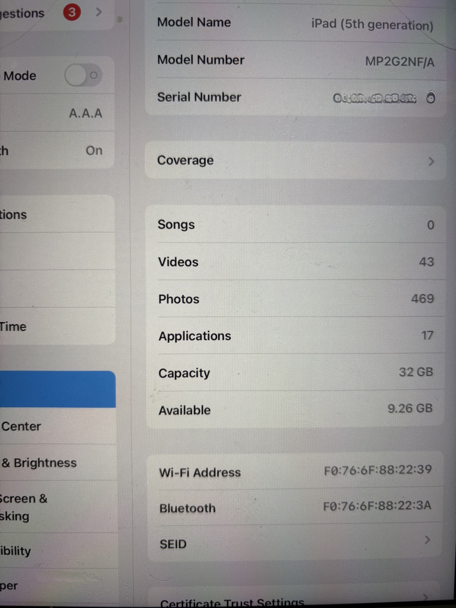 I pad 5 - Image 2