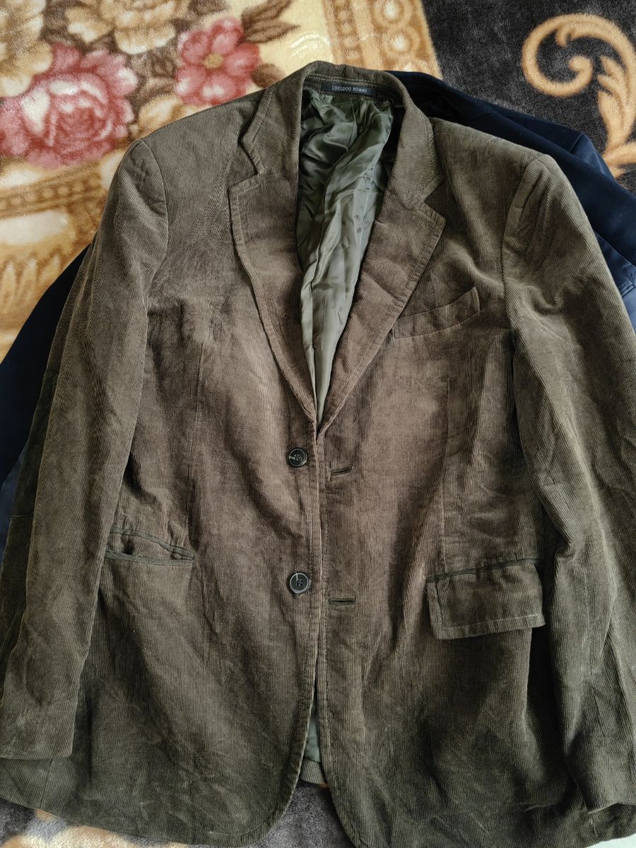 Men's Smart Casual Suede Jacket with elbow patch - Image 1