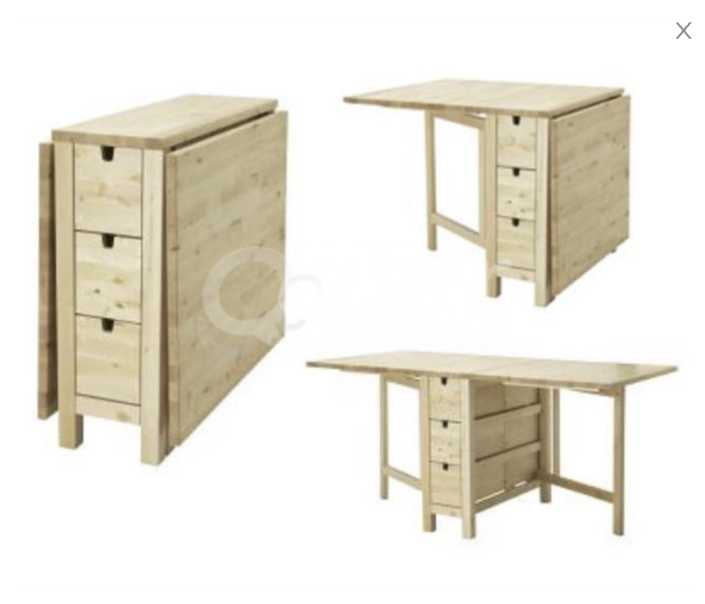 IKEA Folding Dinning Table Only - Image 1