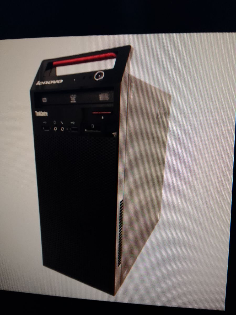 Lenovo think center edge moniter and CPU for sale - Image 2