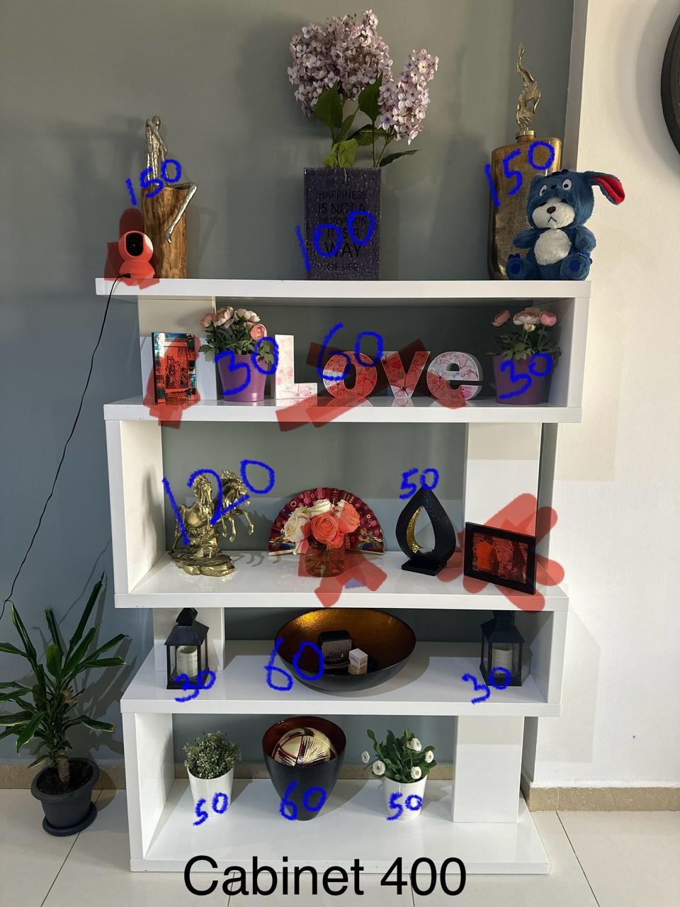 Only Decor item on Sale. Except LOVE, Teddy and Transparent Vase - Image 2