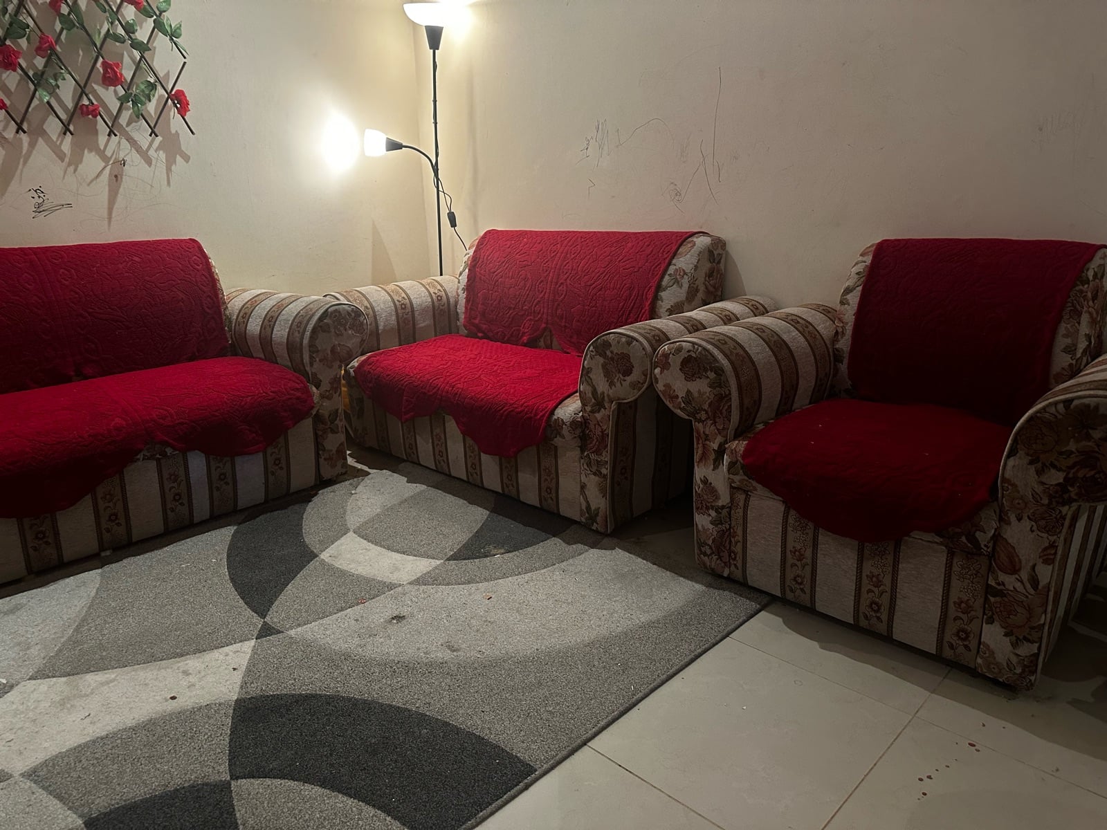 7 Seater Sofa + Dressing Table+ Baby Crib  + Baby Chair - Image 4