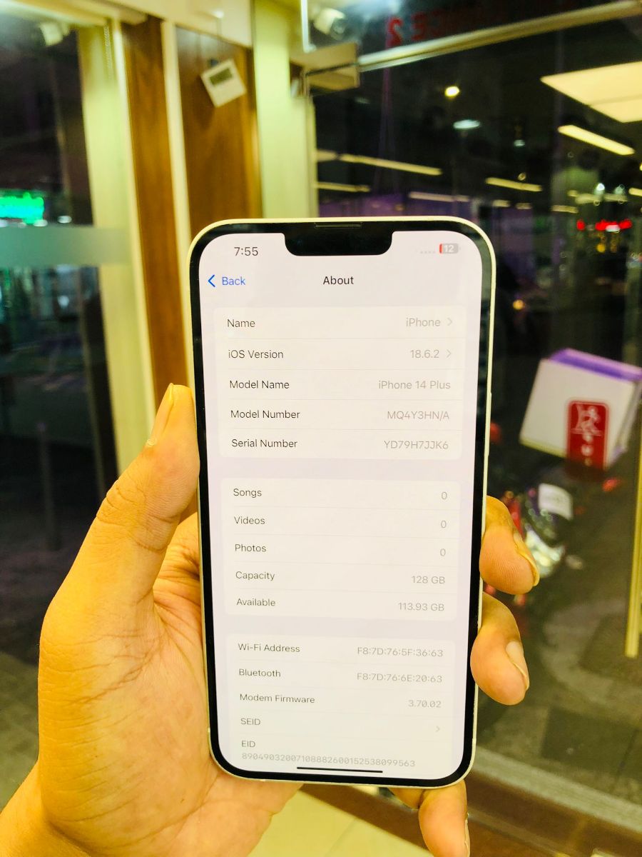 iPhone 14 plus
Storage 128gb - Image 1