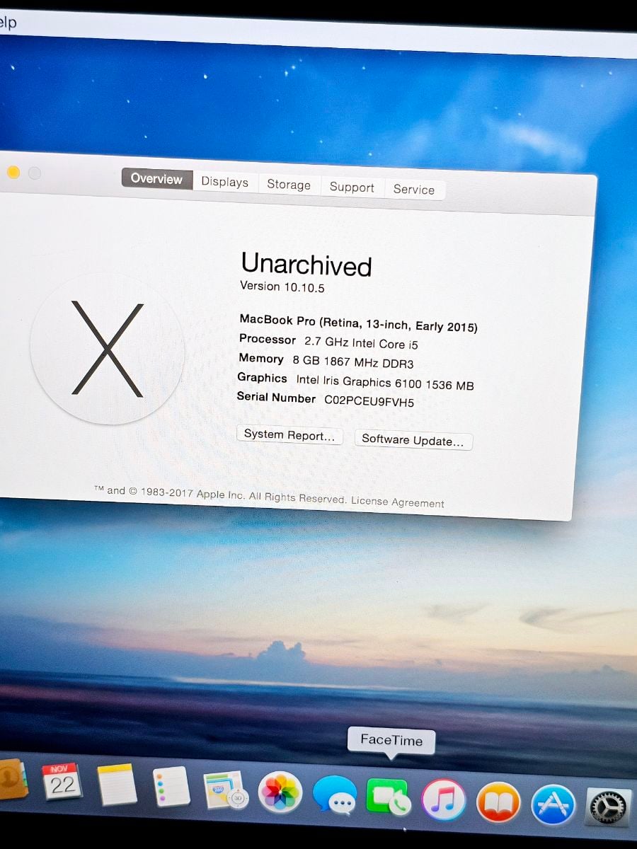 Macbook Pro i5 8/512Gb Silver - Image 2