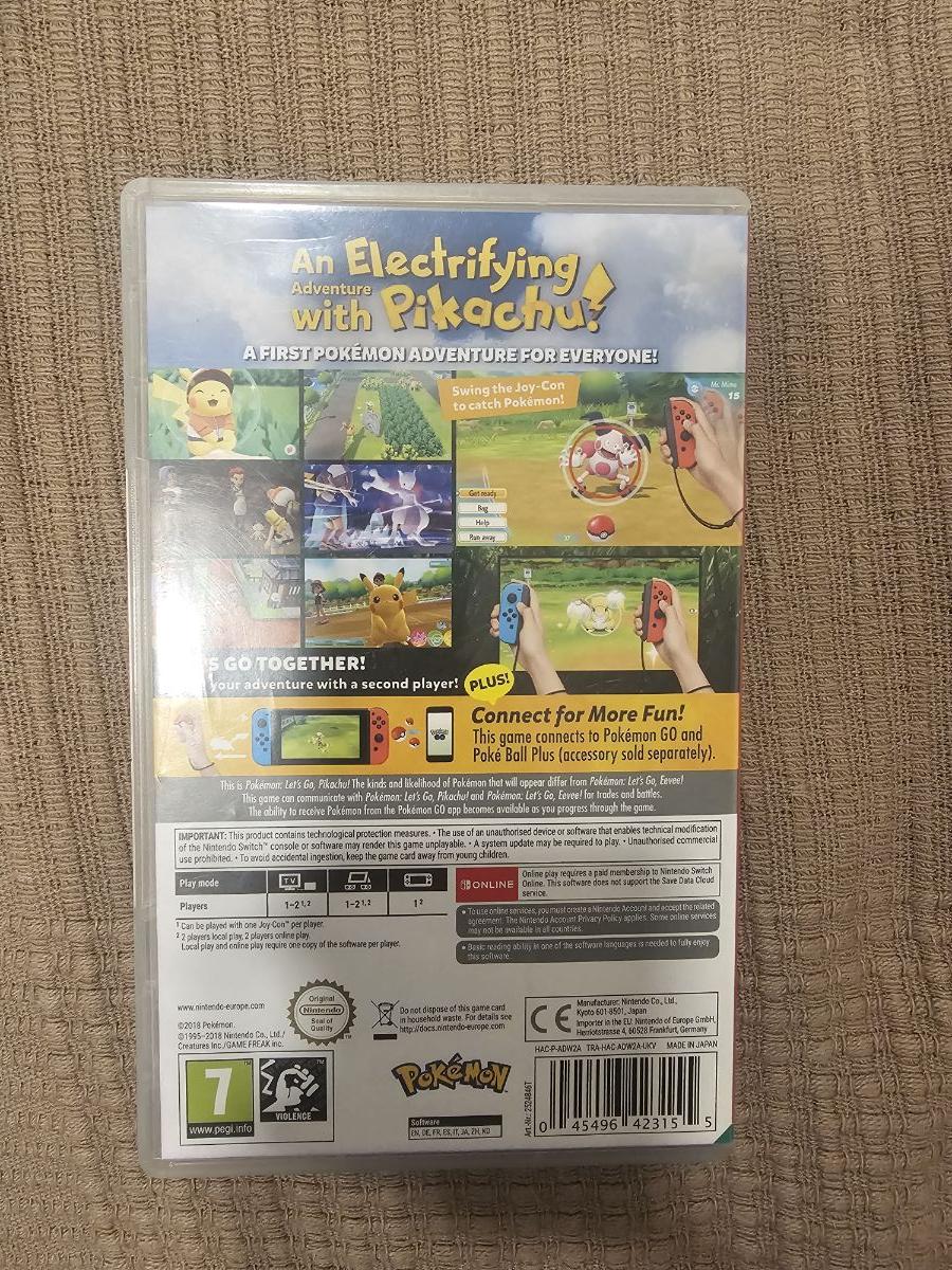 Pokemon Let's Go Pikachu Nintendo Switch - Image 3