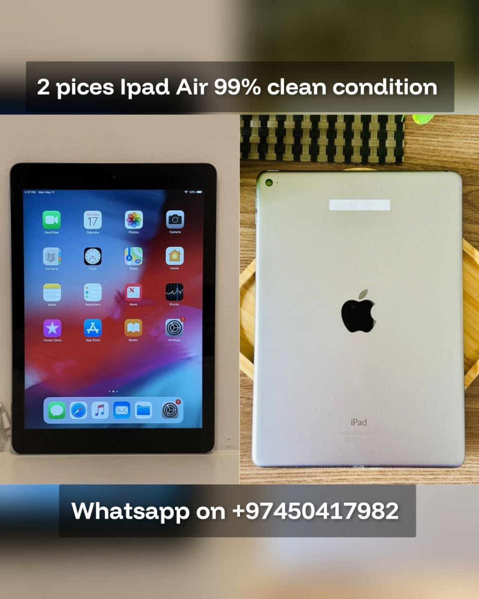 3 pices used Ipad 99% clean condition - Image 1
