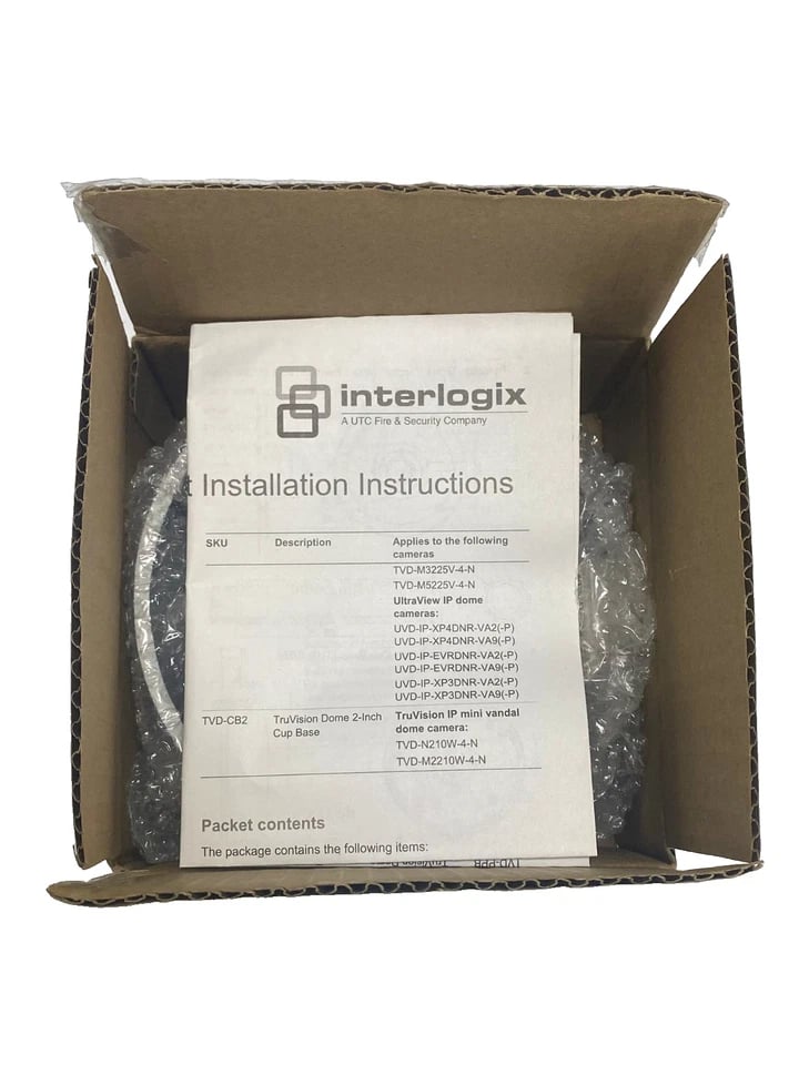 Interlogix TruVision Dome Camera Mounting Kit TVD-C2B TVD-SNB Wall Pole Bracket - Image 3