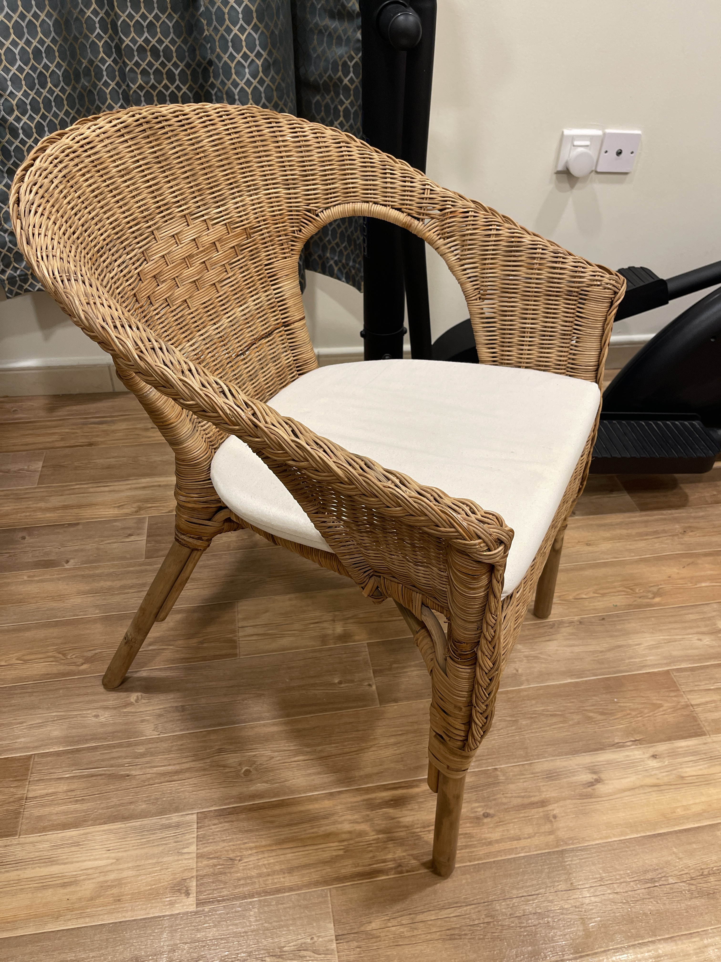 IKEA rattan/bamboo chair - Image 1