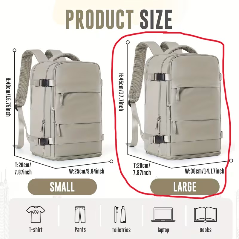 Travel Bacpack (Brand new product) - Image 3