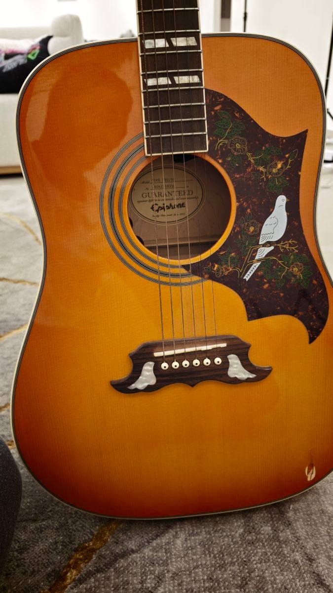 Epiphone Acousto Electric Guitar - Image 4