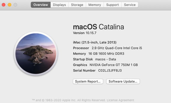 iMAC 21.5 inch, Late 2013 Slim - Image 1