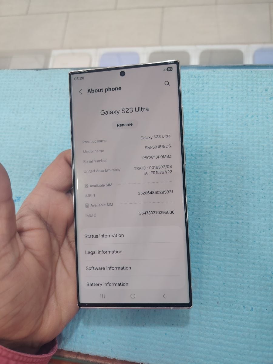 Galaxy S23 ultra 1tb cream color - Image 4