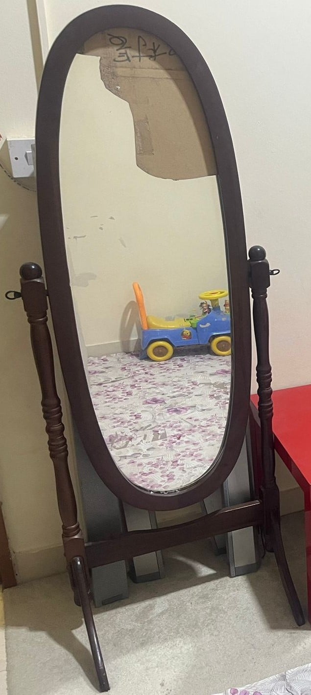Classic Mirror & Office Drawer - Image 1
