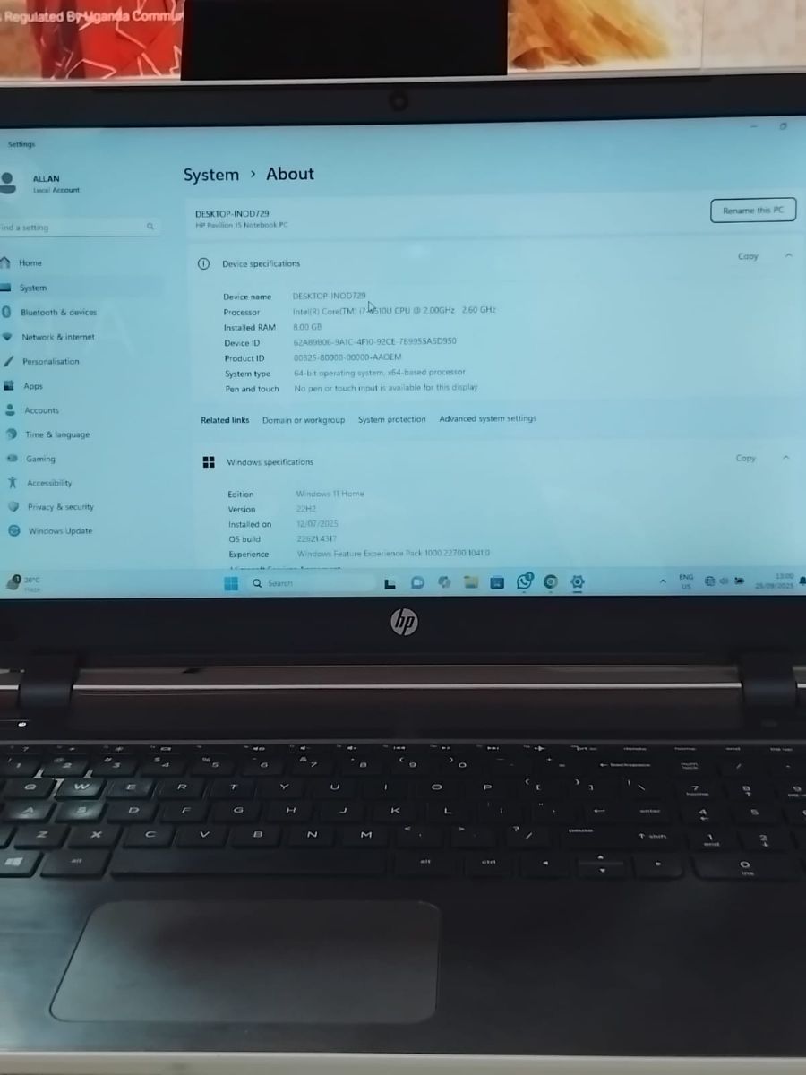 HP PAVILION LAPTOP GEFORCE  15.6 inch - Image 4