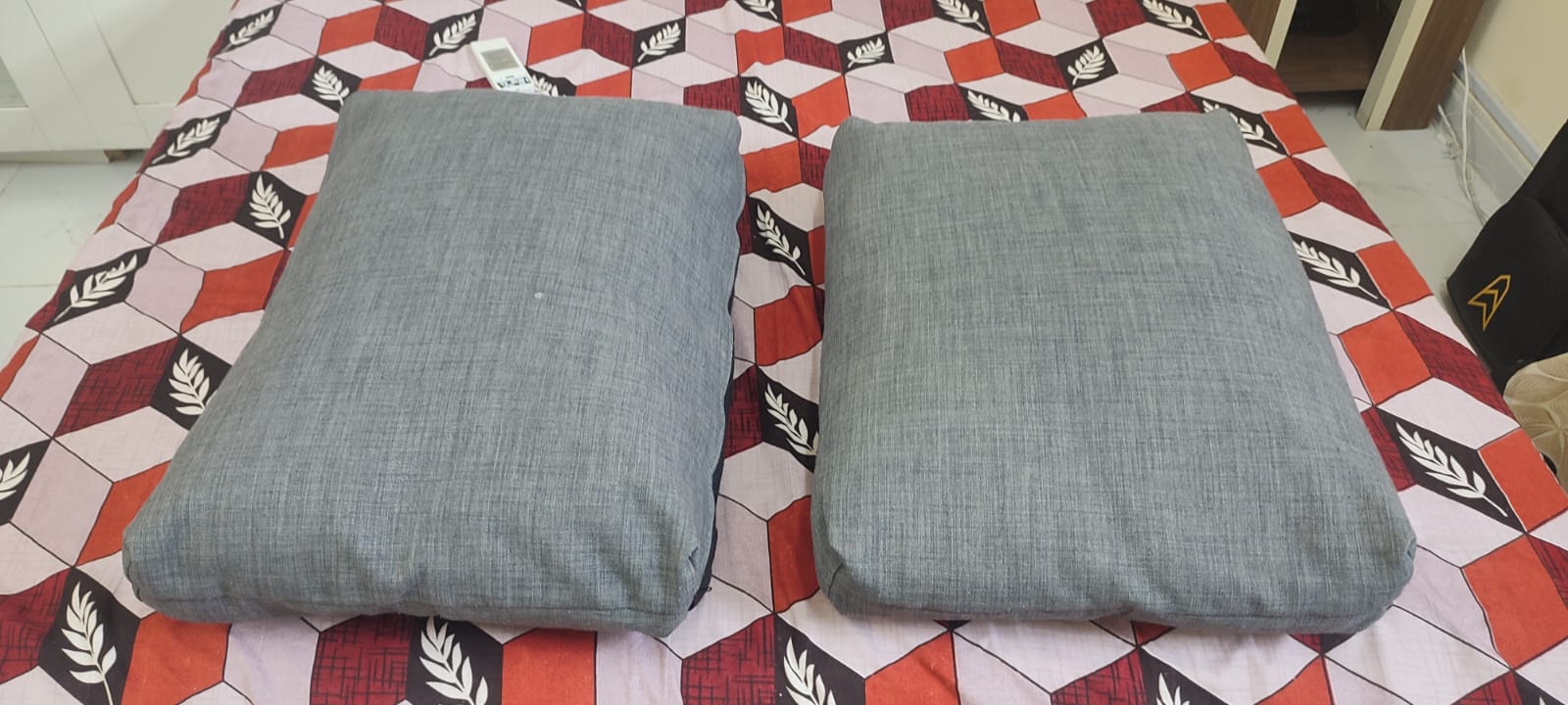 Premium Cushion Pillow Ash and Black in Colour - Image 2