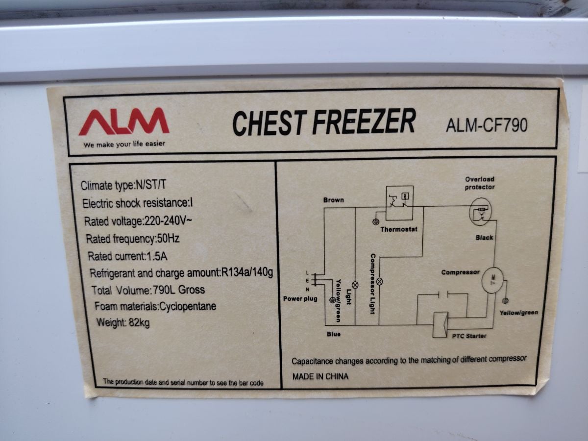 Chest Freezee brand Alm - Image 3