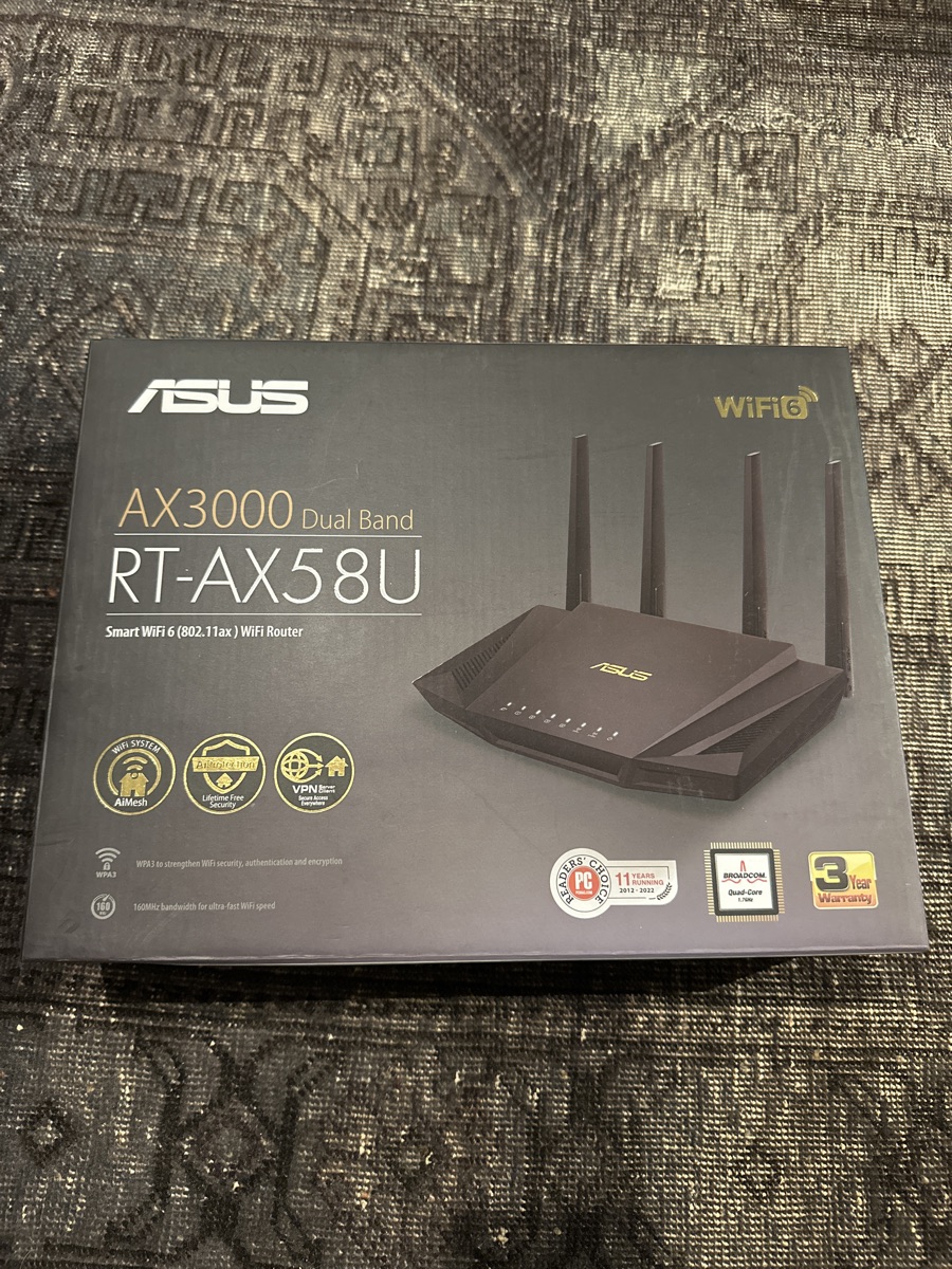 Asus RT AX58U dual band smart wifi router - Image 2