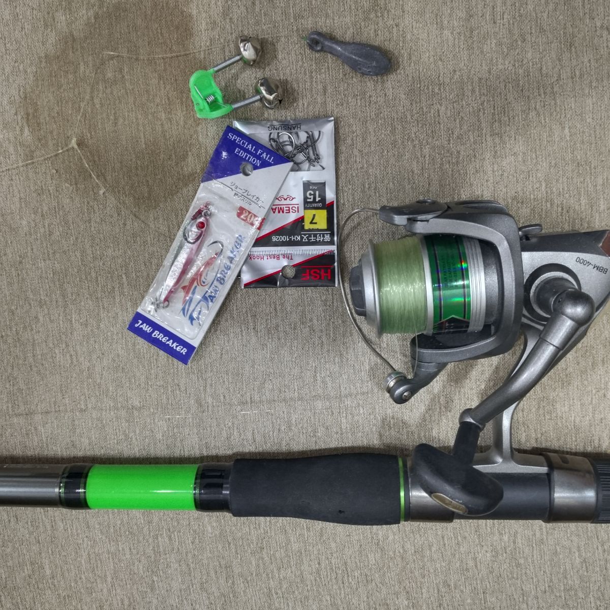 FISHING ROD AND REEL FOR SALE ,_ Full set– LIKE NEW - Image 4