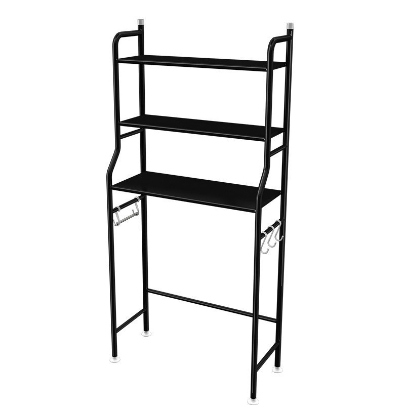 Over Toilet Storage Rack | Washing Machine Rack– Organizer Shelf for Bathroom | رف حمام فوق المرحاض من الستانلس ستيل - Image 4
