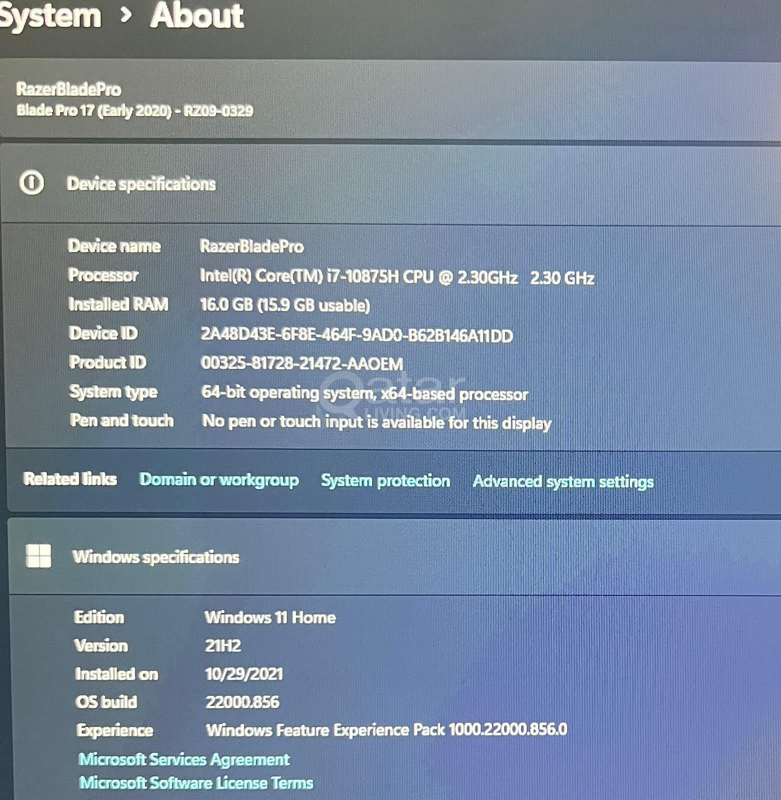 Razer Blade Pro 17” Gaming Laptop - Image 2