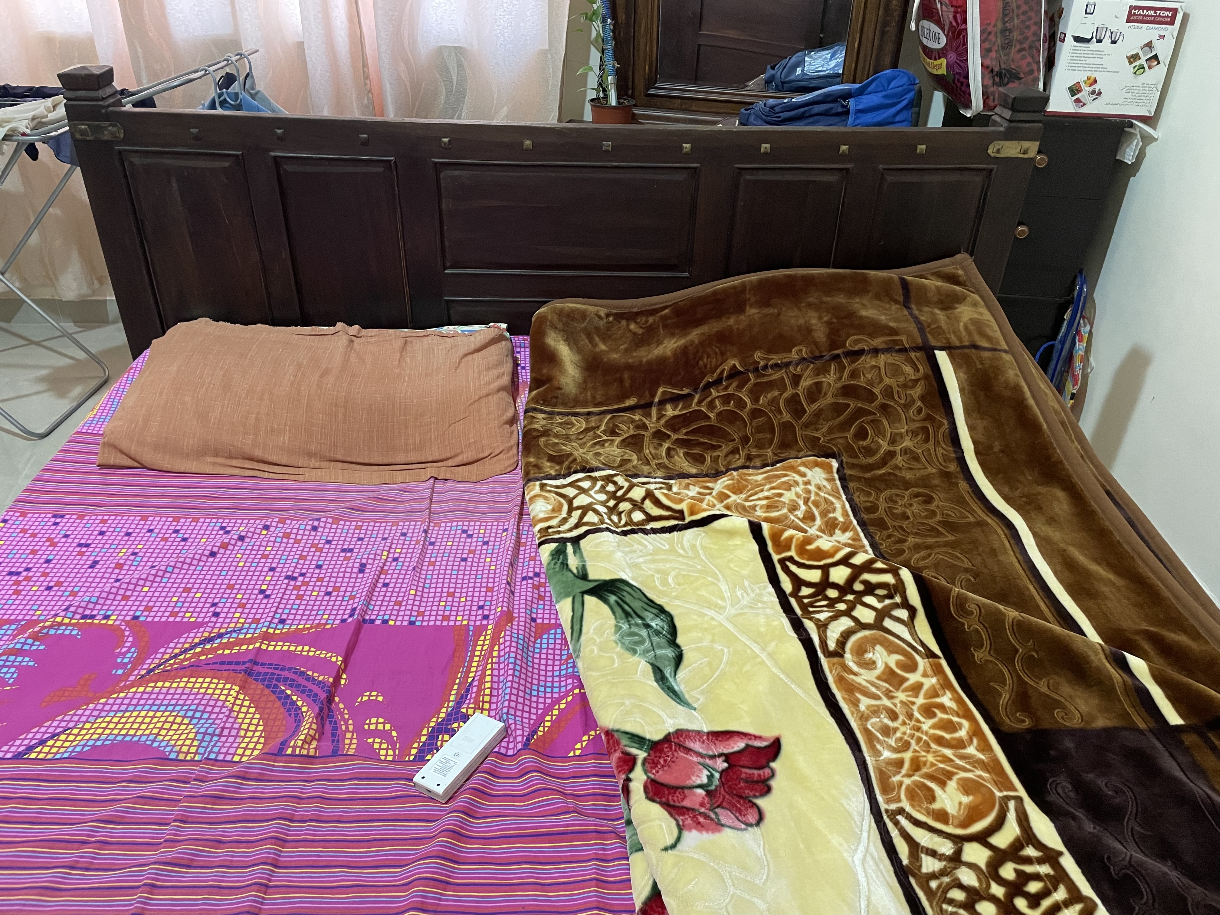 King Size Cot with Bed - original Wood  - Image 20