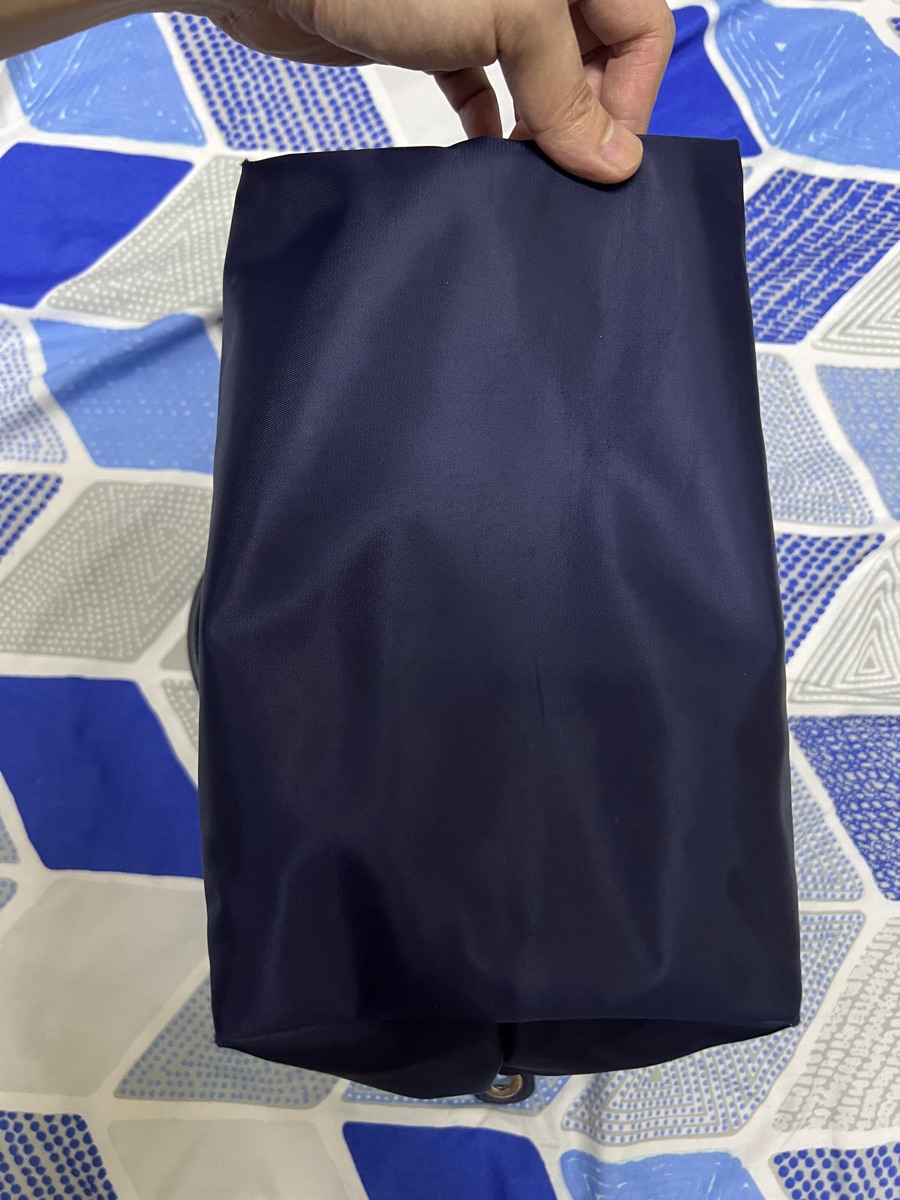 Original Long Champ Le Pliage Neo Small  Navy Blue Handbag - Image 8