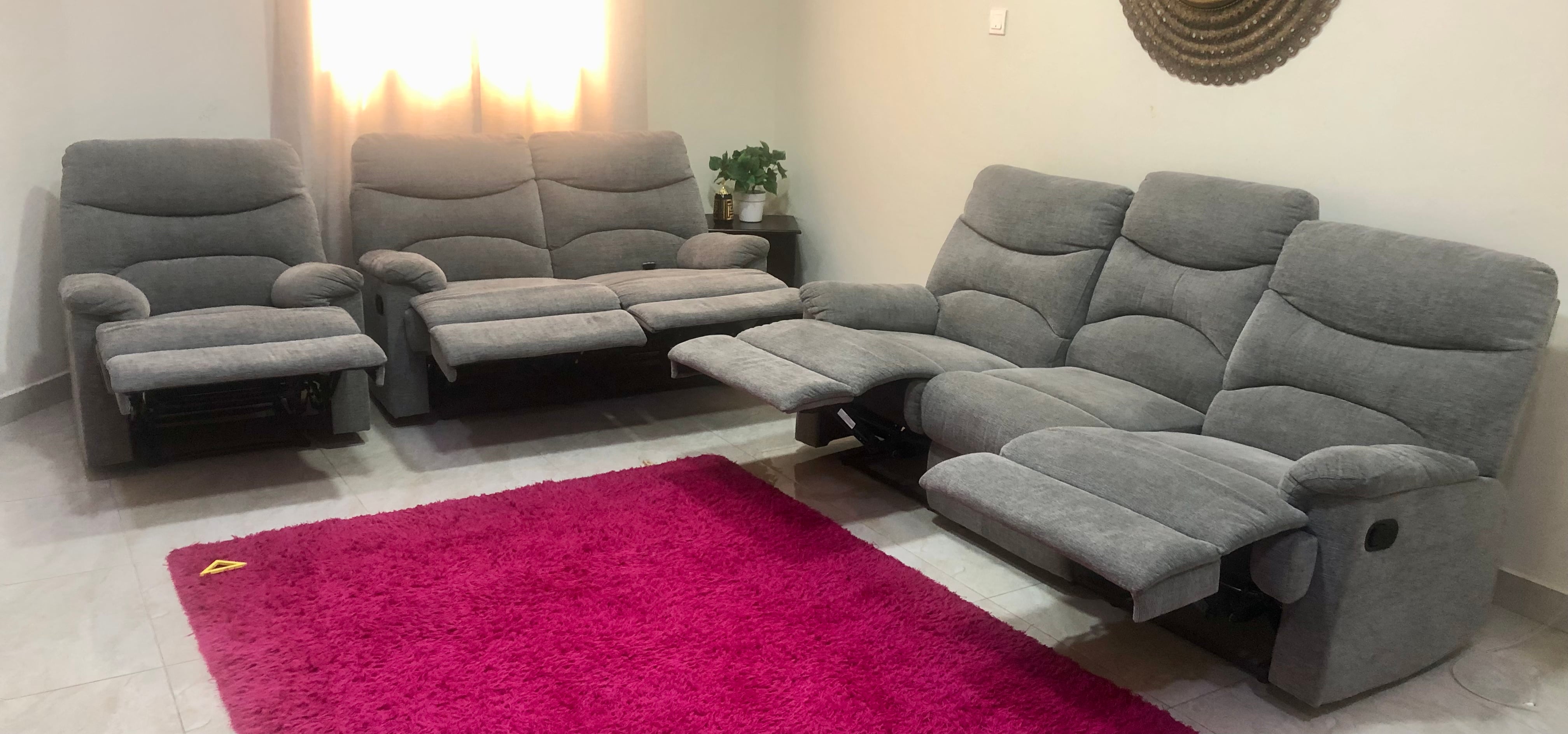  Recliner sofa set 3+2+1 (almost like new) - Image 14