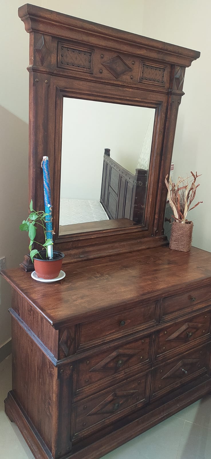 Original Wood Dressing Table - Heavy  - Image 2