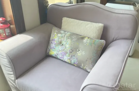 Midas Sofa Couch Set Purple - Image 4