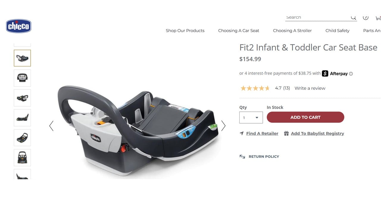 CHICCO -CAR SEAT FROM 0-1 YEAR  - Image 5