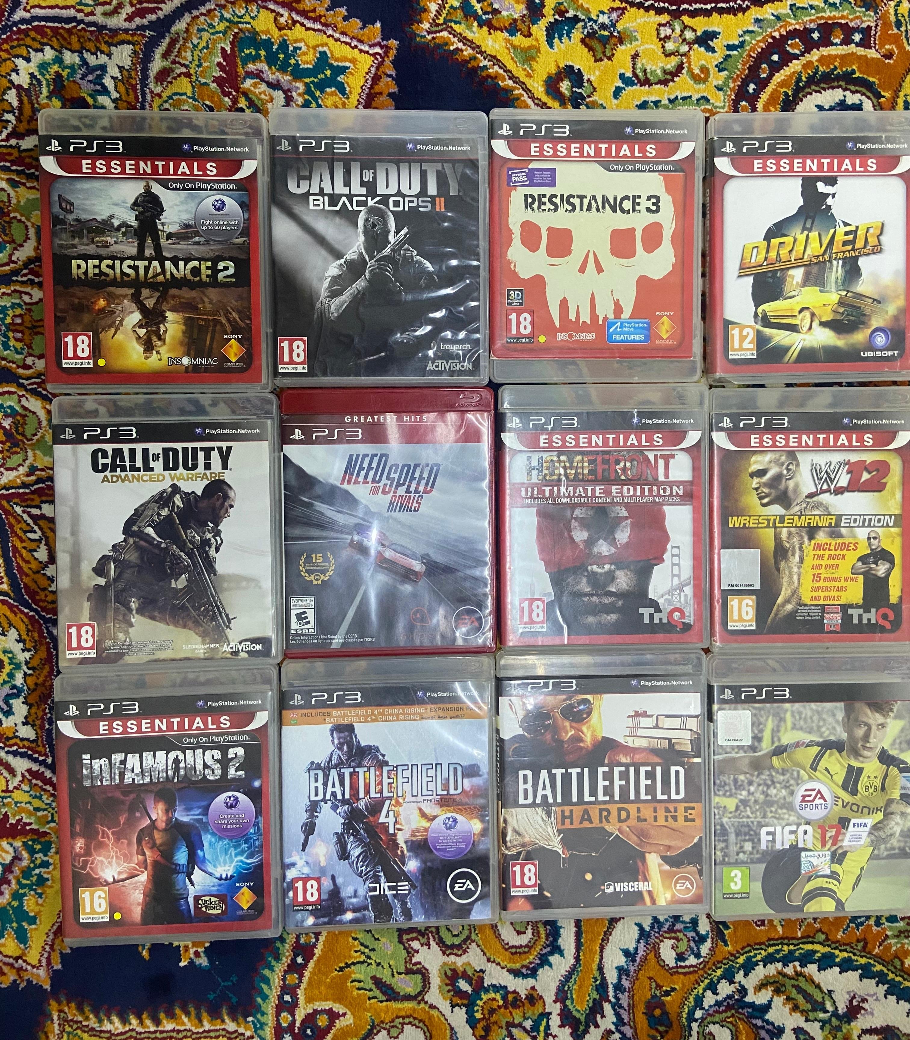 PlayStation 3 with 2 joystick n 12 games - Image 2