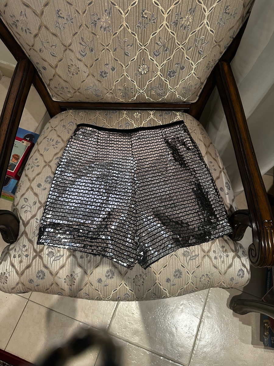 Zara Bermuda Shorts Sequin Size M - Image 3
