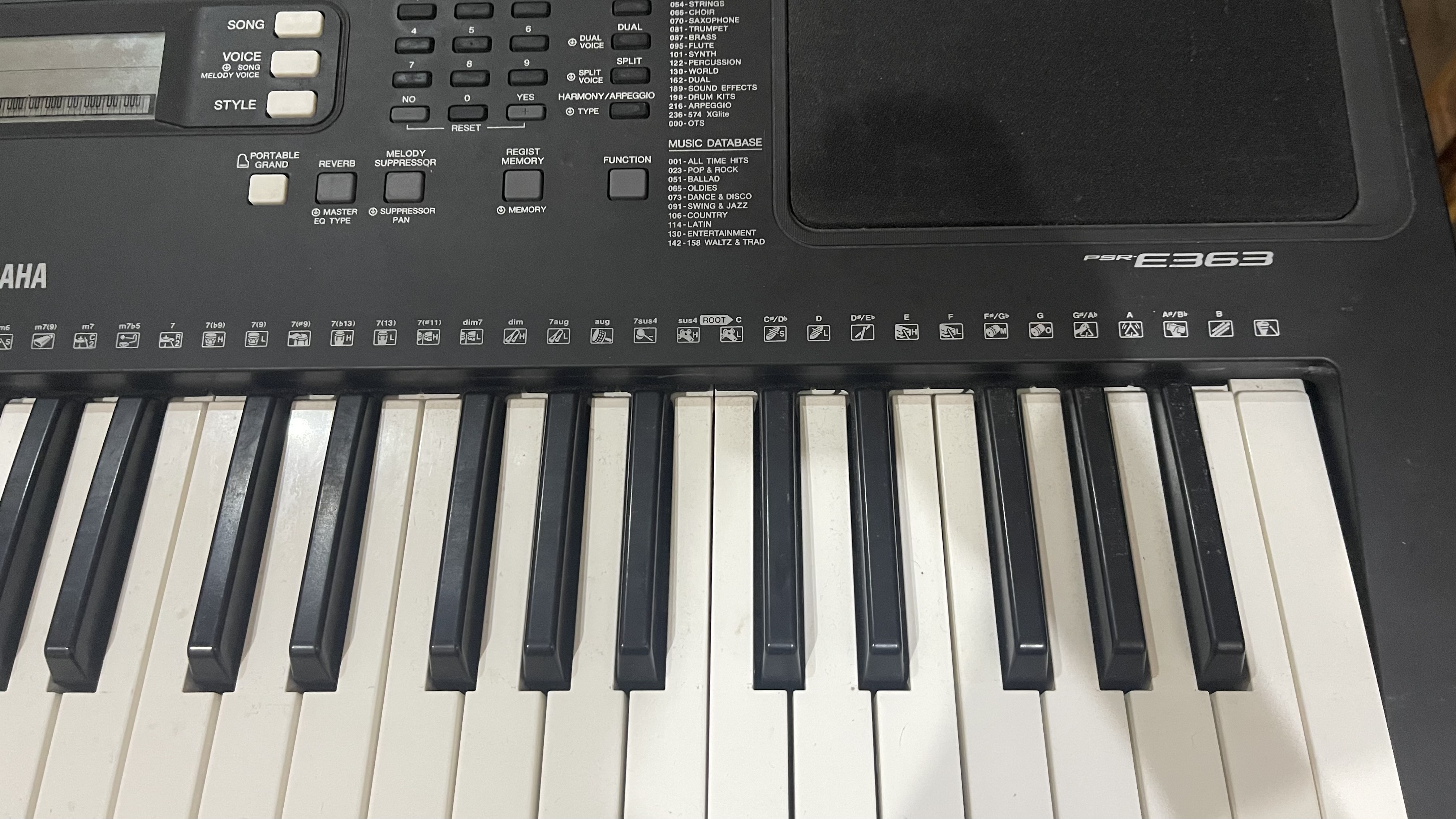 Yamaha PSR-E 363 for sale - Image 3