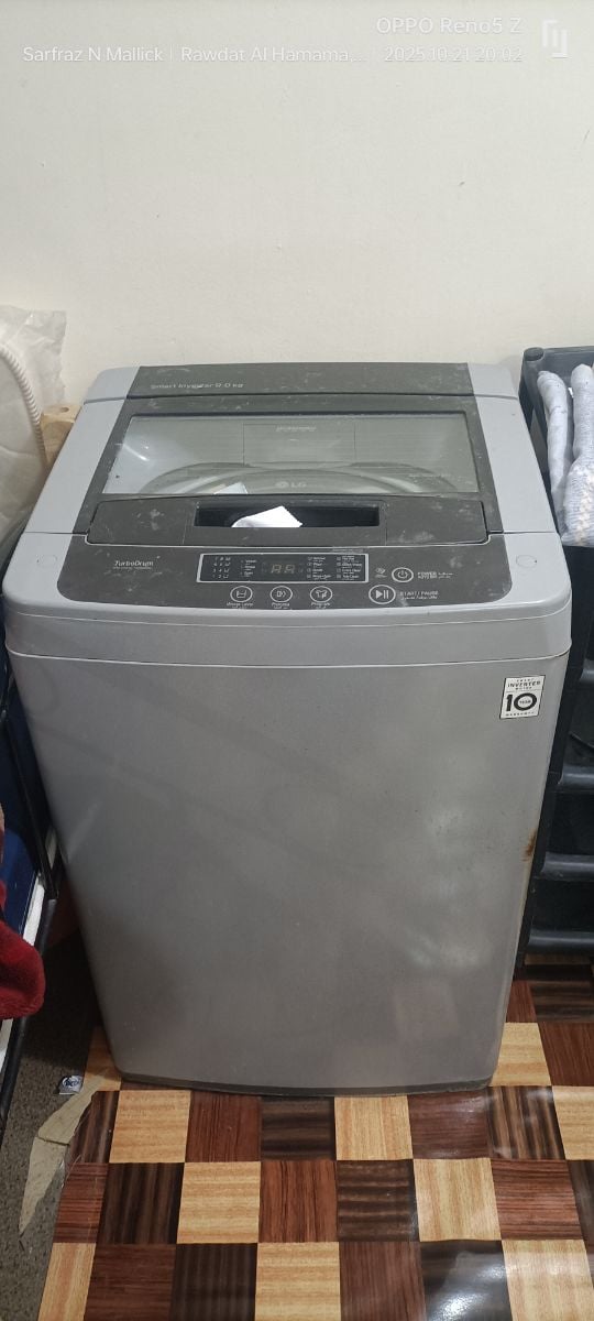 LG 9 KG top load washing machine for sale - Image 1